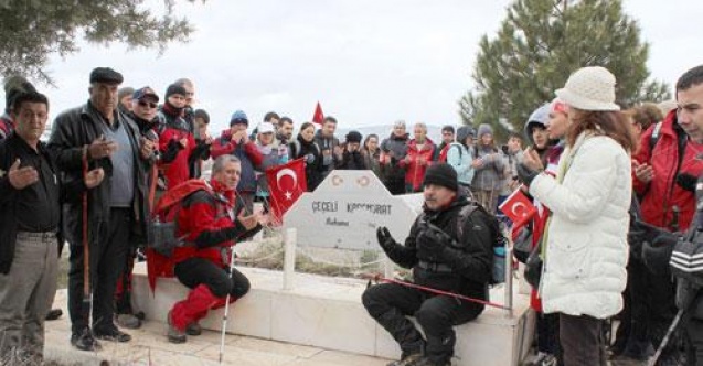UŞAKLI DAĞCILAR ÇEÇELİ KARA MURAT İÇİN YÜRÜDÜ