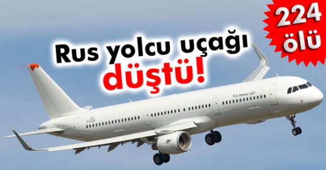 Rus yolcu uçağı düştü:224 ölü