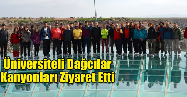 ÜNİVERSİTELİ DAĞCILAR ULUBEY KANYONLARINI ZİYARET ETTİ