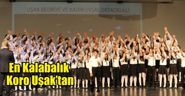 BEDRİYE KADİR UYSAL ORTAOKULU KOROSU AFYONLULARI BÜYÜLEDİ