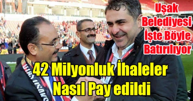 UŞAK BELEDİYESİ İŞTE BÖYLE BATIRILIYOR!
