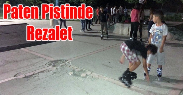 PATEN PİSTİNDE Kİ ÇUKURLAR ÇOCUKLARA BÜYÜK TEHLİKE