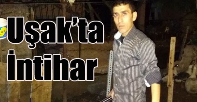 UŞAK#039;TA İNTİHAR:30 YAŞINDAKİ GENÇ KENDİNİ ASTI