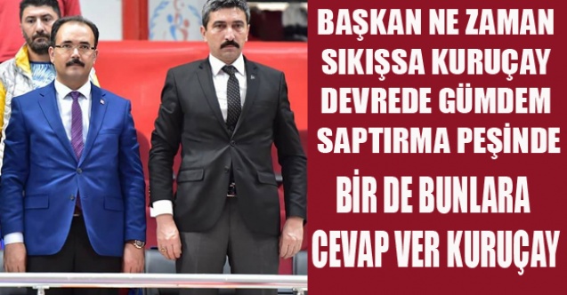 BELEDİYE BAŞKANI NURULLAH CAHAN NE ZAMAN SIKIŞSA, MHP İL BAŞKANI GÜNDEM SAPTIRMA PEŞİNDE