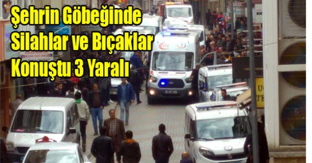 UŞAK#039;TA BIÇAKLAR VE SİLAHLAR KONUŞTU 3 YARALI