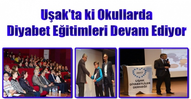 Uşakta ki Okullarda Diyabet Eğitimleri Devam Ediyor