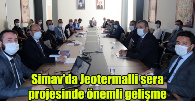 Simav'da Jeotermalli sera projesinde önemli gelişme