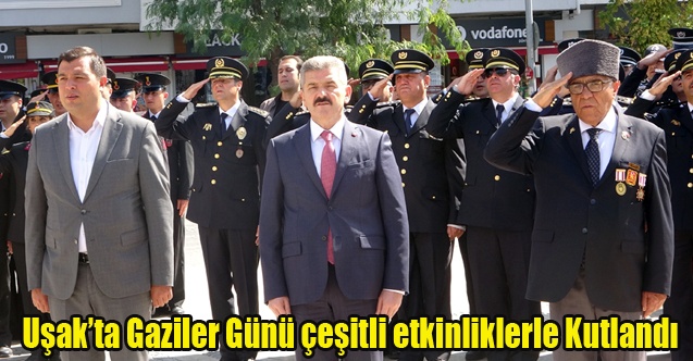 Uşakta Gaziler Günü çeşitli etkinliklerle yapıldı