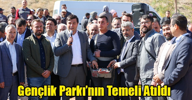 Gençlik Parkının Temeli Atıldı
