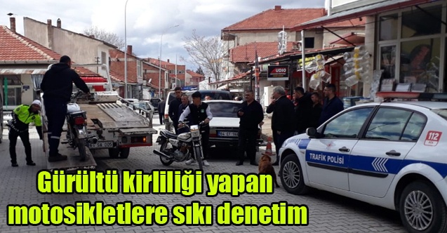 Gürültü kirliliği yapan motosikletlere sıkı denetim