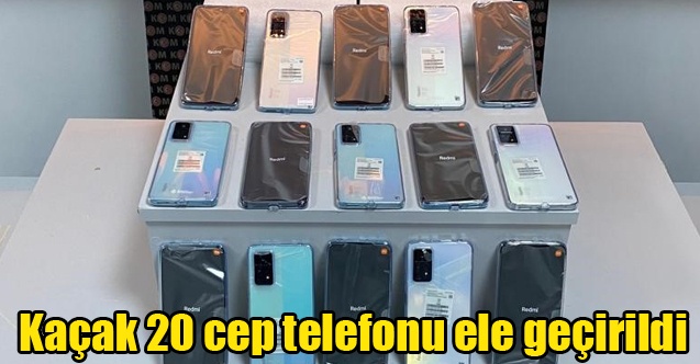 Uşak#039;ta Kaçak 20 cep telefonu ele geçirildi