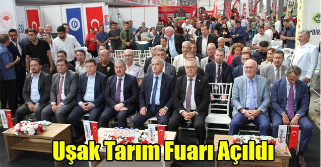 Uşak Tarım Fuarı Açıldı