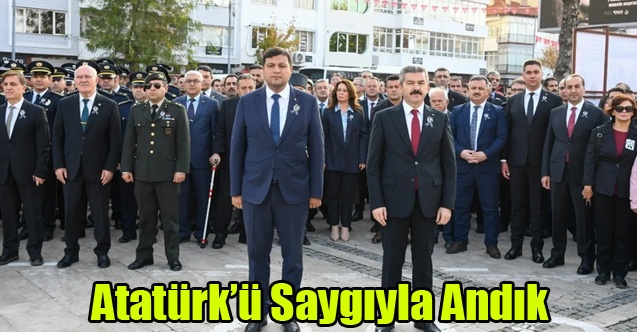 Atatürk, vefatının 85. yıldönümünde Uşakta anıldı