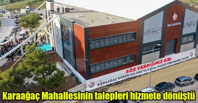 Karaağaç Mahallesinin talepleri hizmete dönüştü