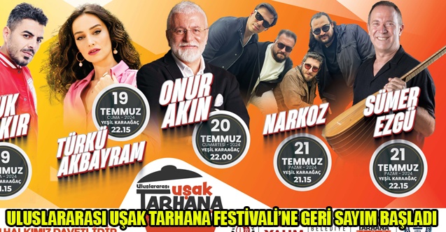 ULUSLARARASI UŞAK TARHANA FESTİVALİNE GERİ SAYIM BAŞLADI