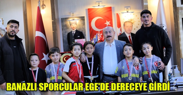BANAZLI SPORCULAR EGE#039;DE DERECEYE GİRDİ