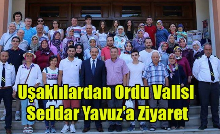 Usaklilar Eski Usak Yeni Ordu Valisini Ziyaret Etti Haberi